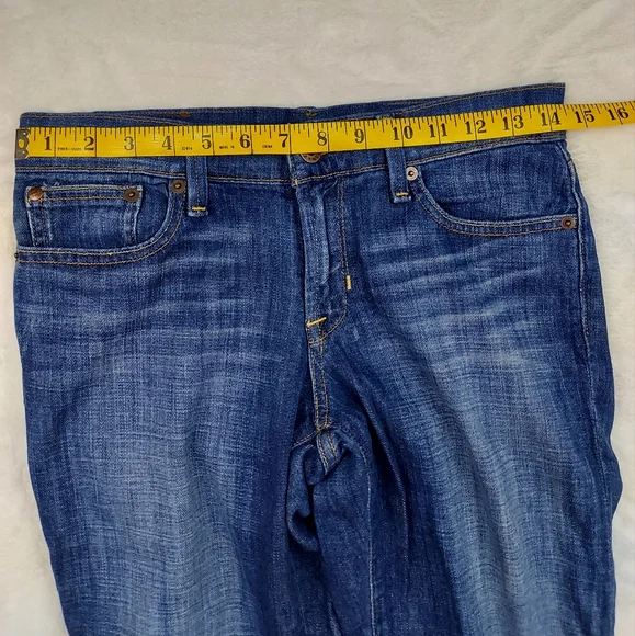 Lucky Brand Sweet Crop Mid Rise Blue Cropped Jeans Hayward Size 27 - Picture 12 of 14